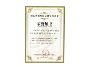 熱烈祝賀明碩環(huán)境集團獲得2021年度山東省循環(huán)經(jīng)濟科學(xué)技術(shù)獎三等獎